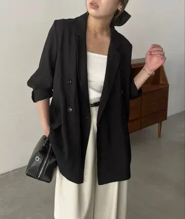 카프리슈 마쥬 라이트 테일러 자켓 블랙