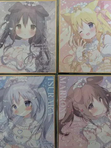 멜론북스 시라타마 온리샵 sweets party 색지 세트