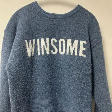 GLOBAL WORK WIN SOME 로고 스웨터