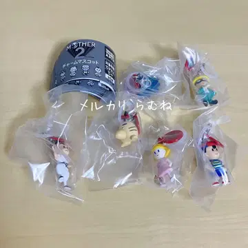 가챠 MOTHER2 마더2 아이콘 참 마스코트 키링 6종