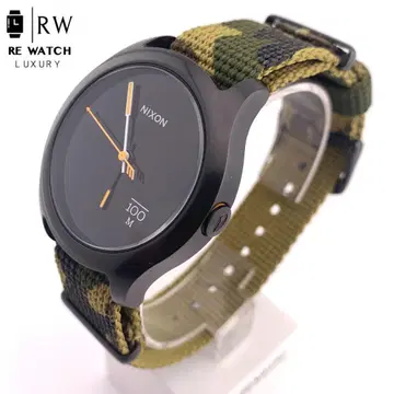 7-5086 NIXON 12K 손목시계 아날로그 카모플라쥬