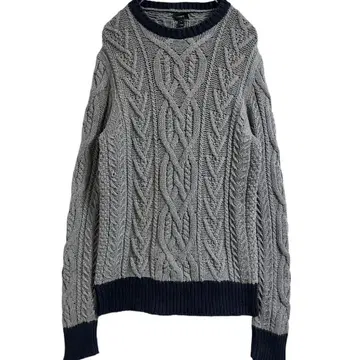 J.CREW 제이크루 케이블 니트 스웨터 그레이 US 구제 의류 M