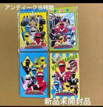 미개봉 새상품 닌자전대 카쿠렌쟈 포치 봉투 8개입 x 4개 풀세트