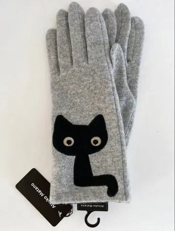 마타노 아츠코 장갑 검은 고양이 크로네코 그레이