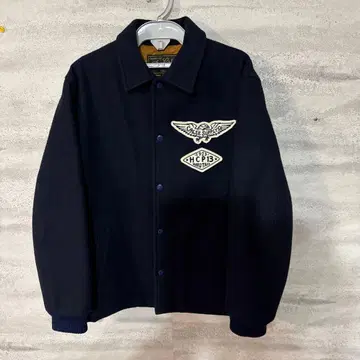 HICHOPPER13 자수 로고 네이비 자켓