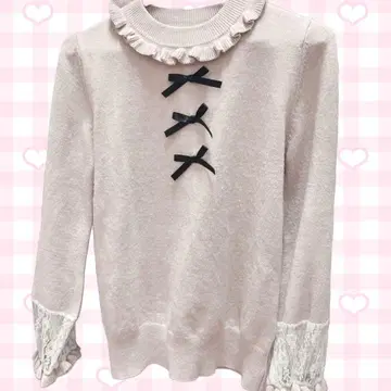 양산형 지뢰계 니트 긴팔