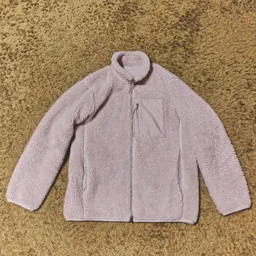 유니클로 블록테크 플리스 자켓 방풍 방한 더블 지퍼