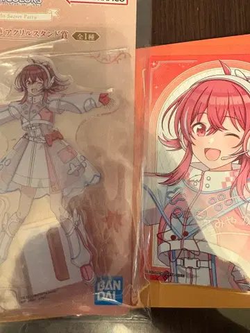 제일복권 아이돌마스터 샤이니 컬러즈 쿠와야마 아크릴 스탠드 & 안내장