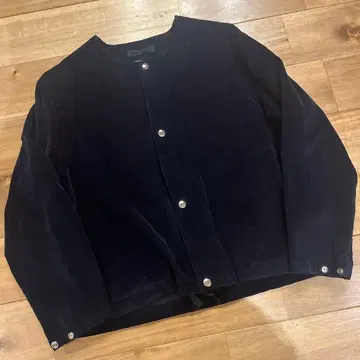 charpentierdevaisseau 코듀로이 코트 네이비