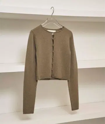 TODAYFUL 캐시미어 컴팩트 가디건 올리브