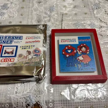 EXPO2025 미니 프레임 마그넷 하이디 미야쿠미야쿠 만박