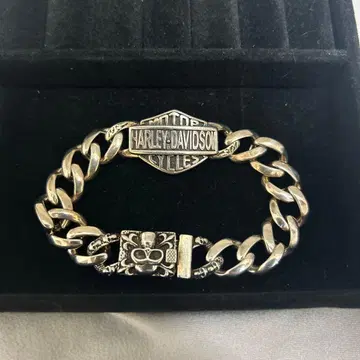 할리 데이비슨 팔찌 남성용 실버