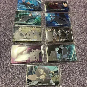 주술회전 팬파레 복권 D상 아크릴 블록 9종 컴플리트