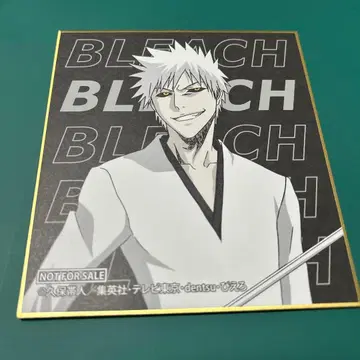 BLEACH 트레이딩 미니 색지 화이트 이치고