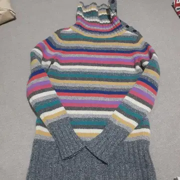 GAP 터틀넥 니트 S 멀티 컬러