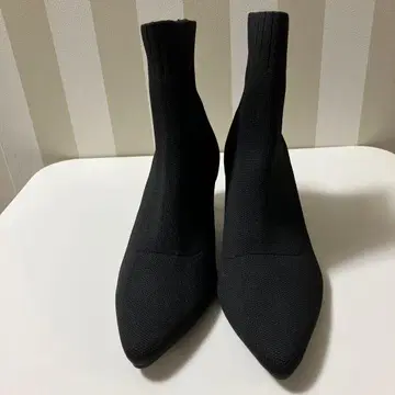 PLST 니트 부츠 블랙