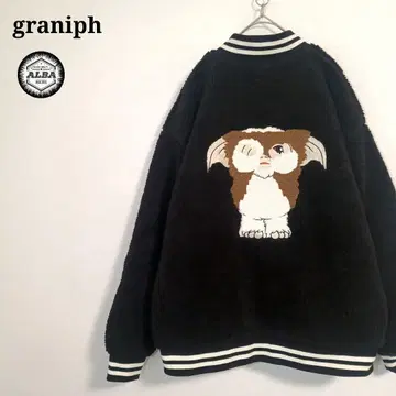[ 새상품급 ] graniph 그라니프 보아 자켓 그렘린 블랙 L