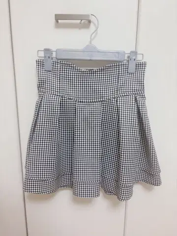 미셸 마카롱 깅엄 체크 S 사이즈 상품 택 포함