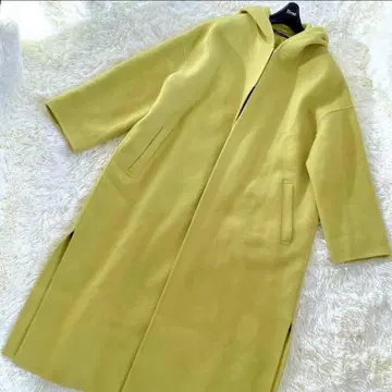 스터닝 루어 울 리버 후디 코트 2 롱 기모 피스타치오