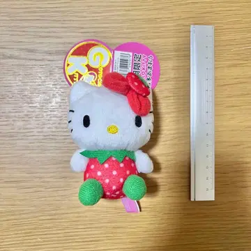 지역 한정 키티 후쿠오카 한정 아마오 딸기 헬로키티 마스코트