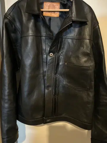 JELADO 44Leather 대전 모델 포즈 가죽 자켓 사이즈 1