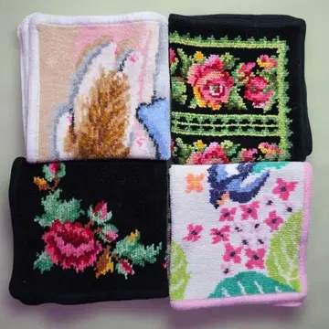 [ 중고 ] 페이러 타월 손수건 4장 세트