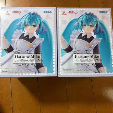 하츠네 미쿠 Luminasta 클래시컬 메이드 피규어 2개