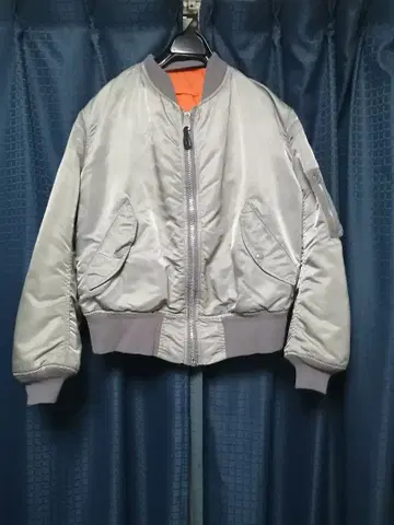 ALPHA MA-1 실버 MADE IN USA 제조 새상품급