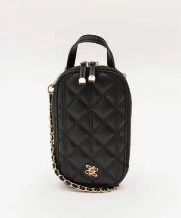 RANDA 2WAY 퀼팅 멀티 숄더백 블랙