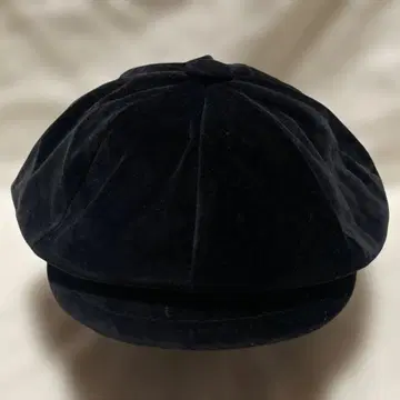 WHITELEY 화이트리 헌팅 캡 블랙 벨로아 영국제