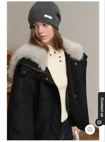 스웨이드 자켓 블랙 EGKKA 숏 기장 다운 자켓