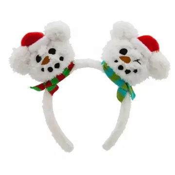해외 디즈니 머리띠 스노우맨 크리스마스