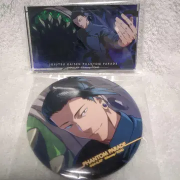 팬파레 복권 회옥옥절 게토 스구루 D상 미니 아크릴 블록 E상 캔뱃지