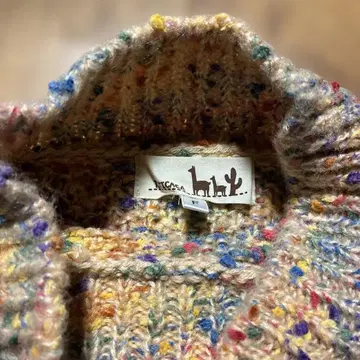 티티카카 멀티 컬러 니트 스웨터 F 사이즈