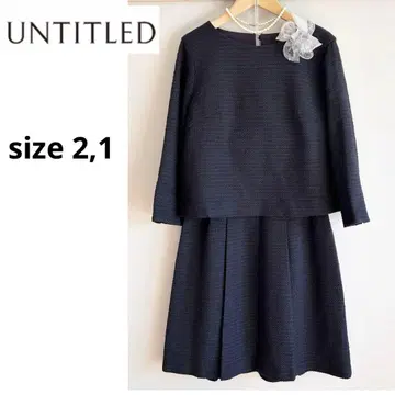 UNTITLED 네이비 트위드 포멀 슈트 2, 1