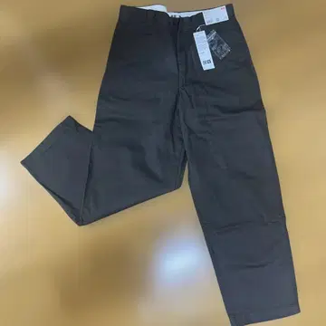 UNIQLO U 와이드핏 치노 다크 브라운 79cm
