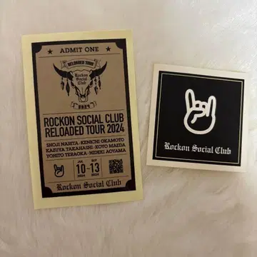 ROCKON SOCIAL CLUB 2024 투어, 앱 회원 한정판 스티커