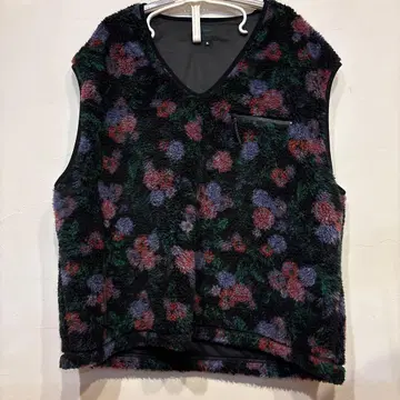 VANS BEAMSBOY 콜라보 베스트 남성용 겨울 꽃무늬 블랙 XL