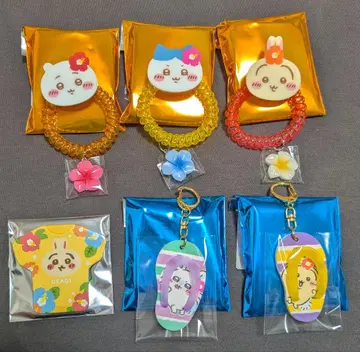 시사 기념품 가게 토끼 머리끈 비치 샌들 캔뱃지 치이카와 (먼작귀)