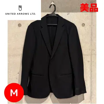 새상품급 블랙 M 유나이티드 애로우즈 삭소니라이크 2버튼 자켓