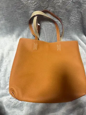 카멜 베이지 토트백