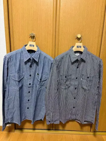 Lee & EDWIN 긴팔 셔츠 세트 M 사이즈