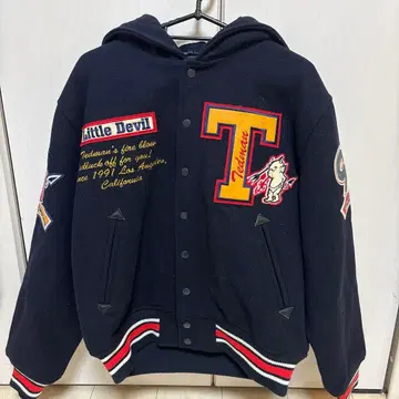 Tedman 네이비 바시티 자켓