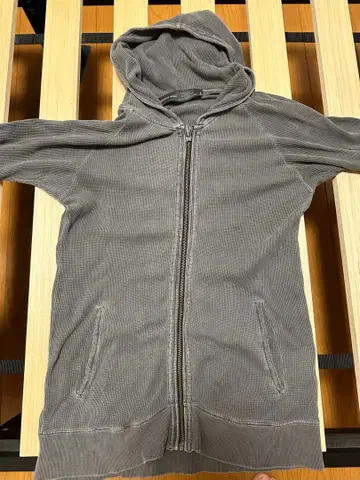 그레이 풀 지퍼 후디 & 알로하 셔츠