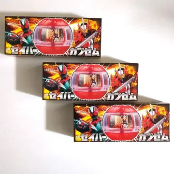 테레비군 부록 가면라이더 제츠 세이버 캡슐 3개 세트!