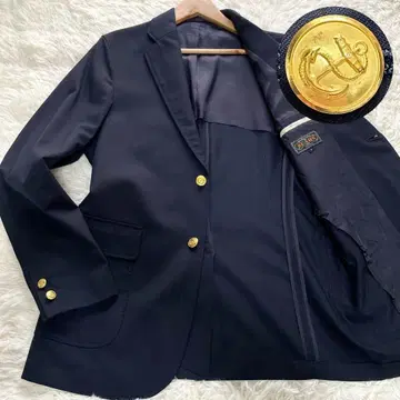 컨디션 최상 빔즈 CORDURA 네이비 골드 버튼 21년제 S