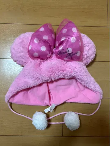 디즈니 미니 팬캡 리본 핑크