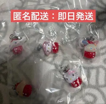 산리오 딸기 메지루시 액세서리 5점 세트