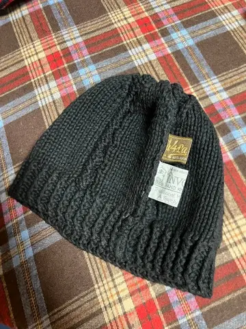 인버아란 블랙 니트 모자