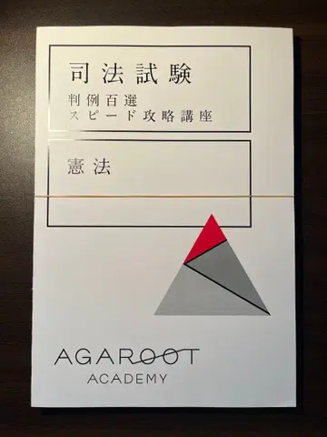 [재단 완료] 아가루트 헌법 판례백선 스피드 공략 강좌